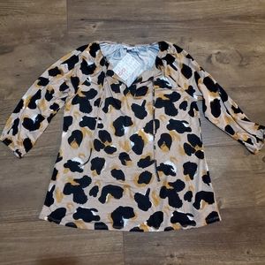 Lularoe debra top animal print